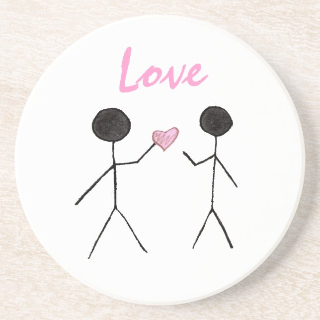 Ich gib mir das Herz. Untersetzer (Vorne)