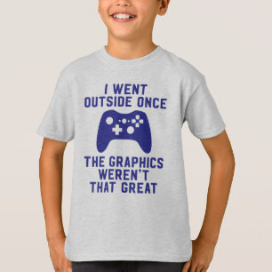 Ich ging Außenseite, sobald die Grafiken nicht T-Shirt