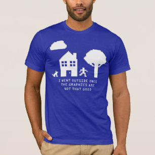 Ich ging einmal draußen 8-Bit-T-Shirt T-Shirt