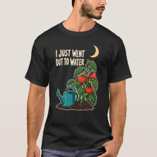 Ich ging gerade raus, um lustiges Gemüse im Garten T-Shirt