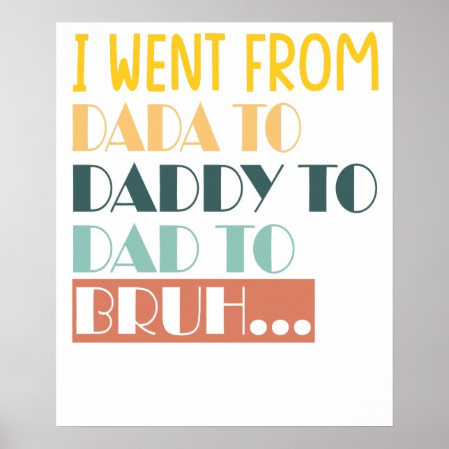 ich ging von dadda.png poster (Vorne)