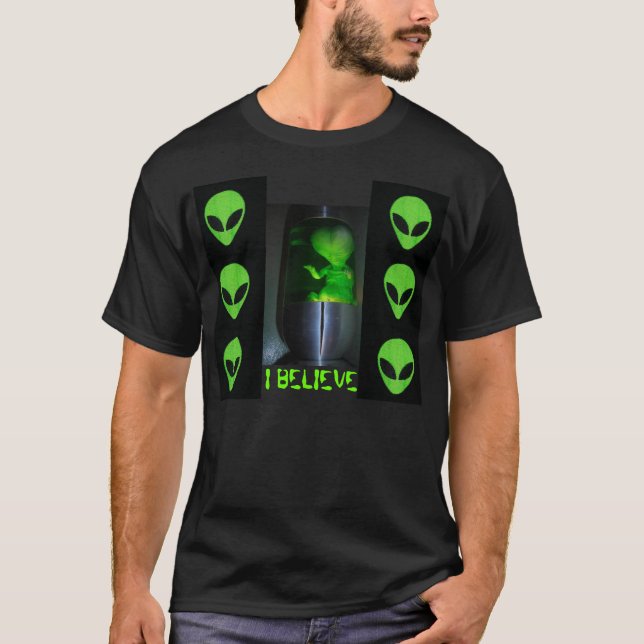 ICH GLAUBE, ALIEN BABY T-Shirt (Vorderseite)