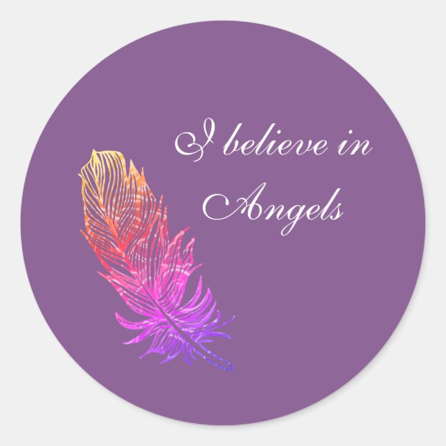 Ich glaube an Angels Sticker (Vorderseite)