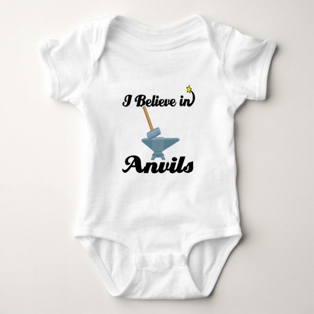 Ich glaube an Anviere Baby Strampler (Vorderseite)