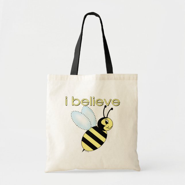 Ich glaube an Bienen Tragetasche (Vorne)