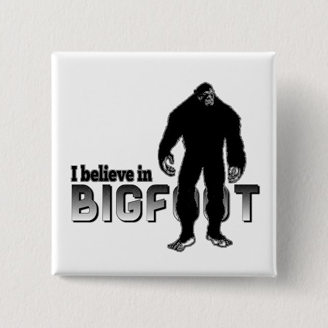 Ich glaube an BIGFOOT Button (Vorderseite)