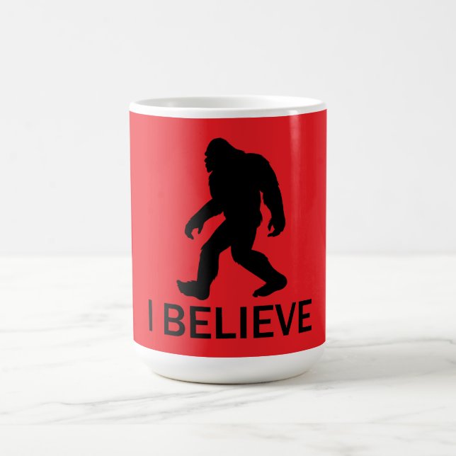 Ich glaube an Bigfoot Kaffeetasse (Mittel)