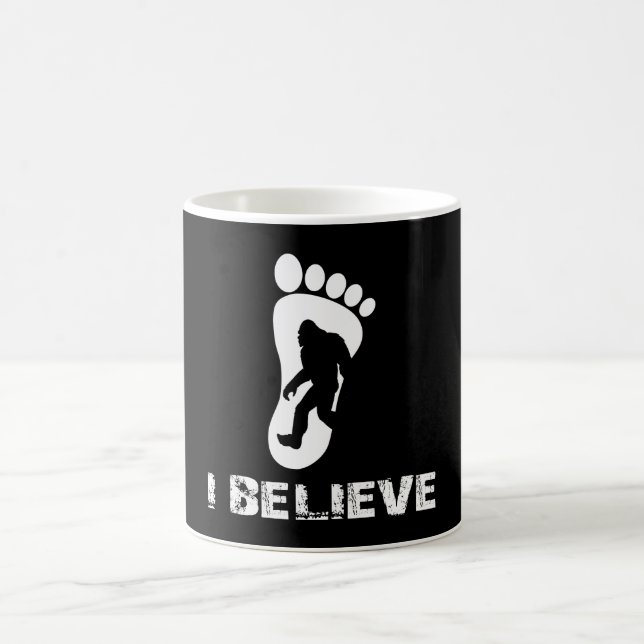 ICH GLAUBE AN BIGFOOT KAFFEETASSE (Mittel)