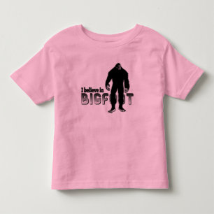 Ich glaube an BIGFOOT Kleinkind T-shirt