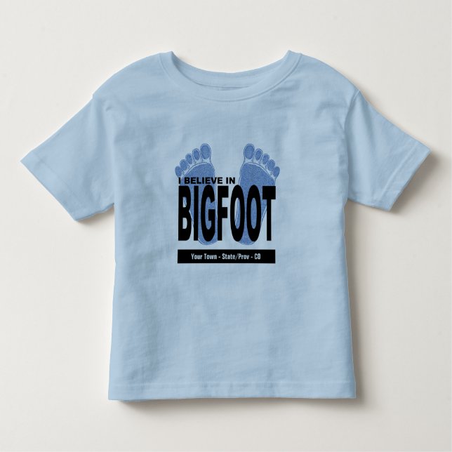 Ich glaube an Bigfoot Kleinkind T-shirt (Vorderseite)