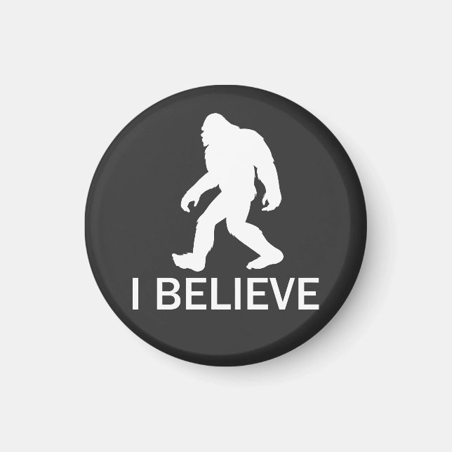 Ich glaube an Bigfoot Magnet (Vorne)