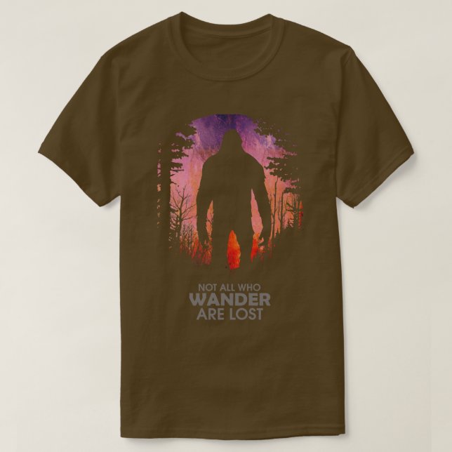 Ich glaube an Bigfoot T-Shirt (Design vorne)