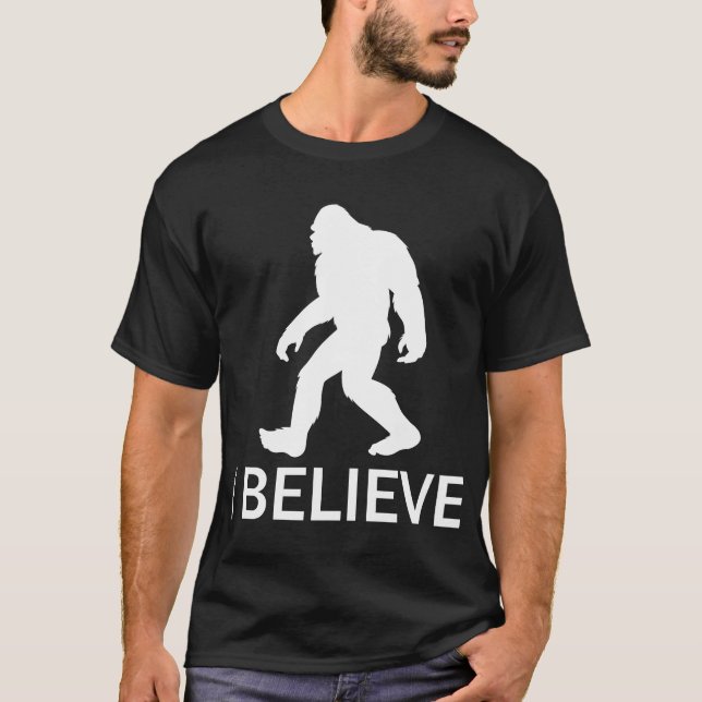 Ich glaube an Bigfoot T-Shirt (Vorderseite)