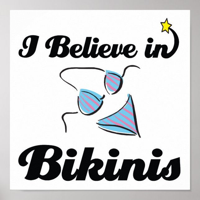 Ich glaube an Bikinis Poster (Vorne)