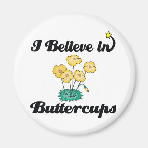 ich glaube an Butterblumen Magnet