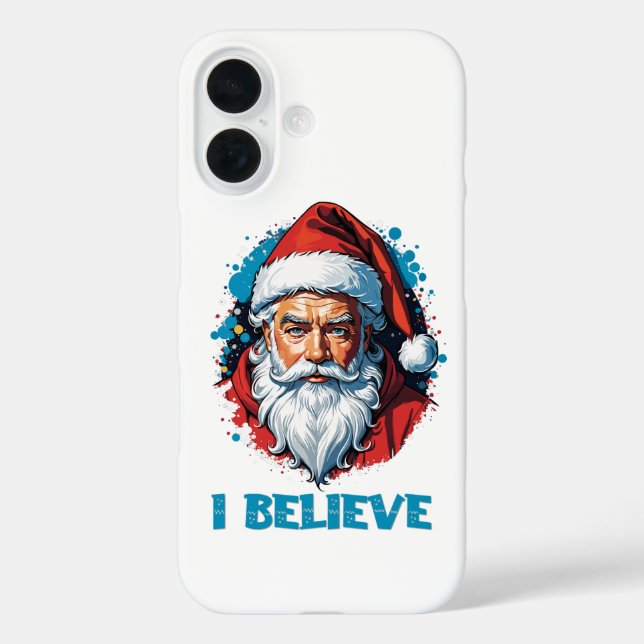 Ich glaube an das Design des Santa Claus Graffiti. Case-Mate iPhone Hülle (Rückseite)
