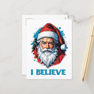 Ich glaube an das Design des Santa Claus Graffiti. Feiertagspostkarte