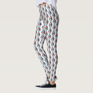 Ich glaube an das Design des Santa Claus Graffiti. Leggings