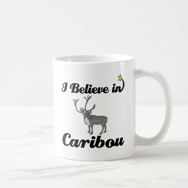 Ich glaube an das Karibu Tasse (Rechts)
