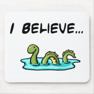 Ich glaube an das Loch- Nessmonster Mousepad