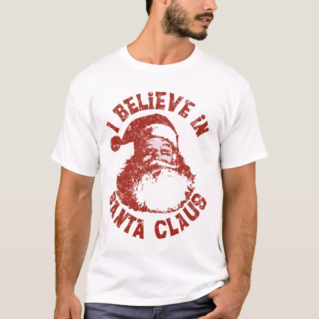 Ich glaube an das Shirt des Weihnachtsmanns (Vorderseite)
