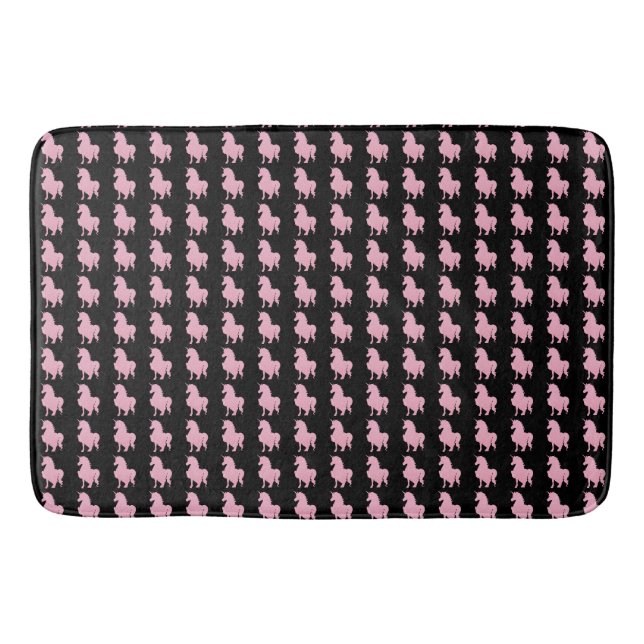 Ich glaube an das unsichtbare rosa Einhorn. Badematte (Vorderseite)