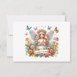 Ich glaube an deine Fee Dankeskarte