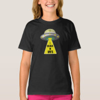 Ich glaube an den Alien-Raumschiff-T - Shirt des U