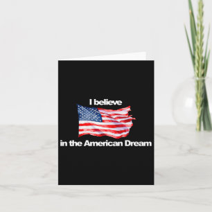 Ich glaube an den amerikanischen Traum der USA Fla Karte