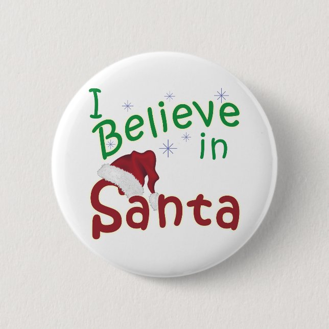 Ich glaube an den Santa Button (Vorderseite)