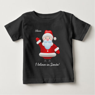 Ich glaube an den Weihnachtsmann. Weihnachten Baby T-shirt