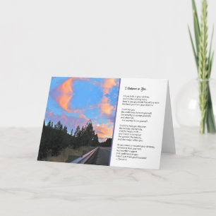 Ich glaube an dich... karte