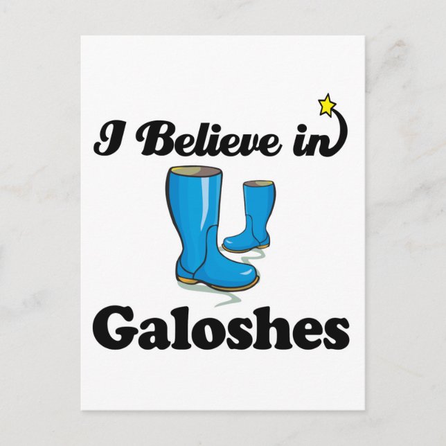 Ich glaube an die Galgen Postkarte (Vorderseite)