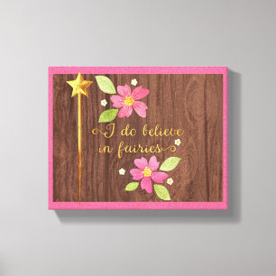 Ich glaube an die Leinwand von Fairies