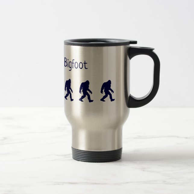 Ich glaube an die Tasse des Bigfoot Coffee Reisens (Rechts)