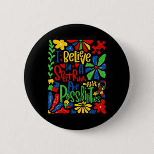 Ich glaube an ein breites Spektrum von Möglichkeit Button