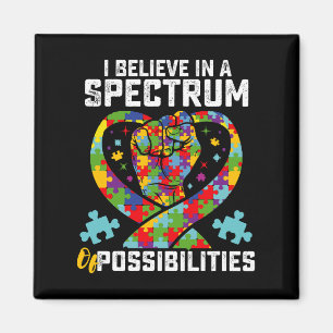 Ich glaube an ein Spektrum von Autismus-Möglichkei Magnet