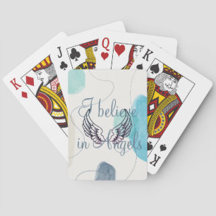 Ich glaube an Engel Abstrakt zurück Spielkarten