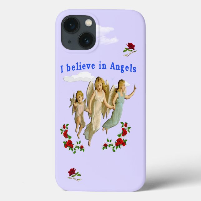 Ich glaube an Engel Case-Mate iPhone Hülle (Rückseite)