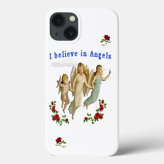 Ich glaube an Engel Case-Mate iPhone Hülle (Rückseite)