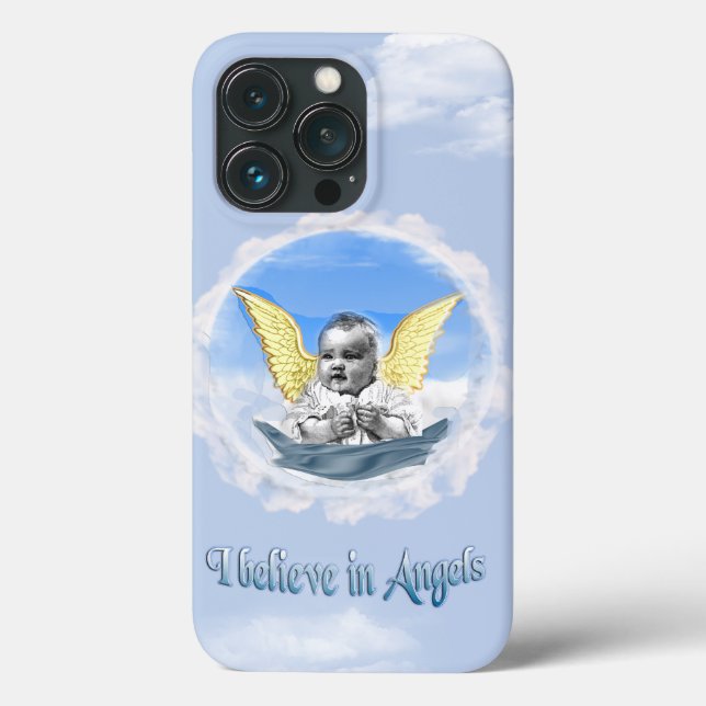 Ich glaube an Engel Case-Mate iPhone Hülle (Rückseite)