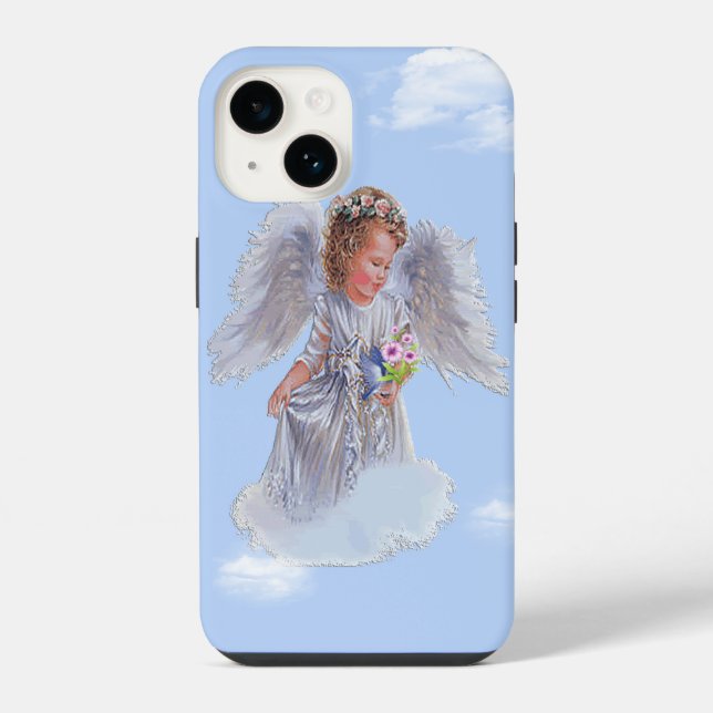 Ich glaube an Engel iPhone Hülle (Rückseite)