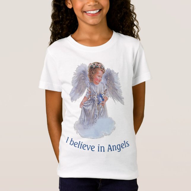 Ich glaube an Engel T-Shirt (Vorderseite)