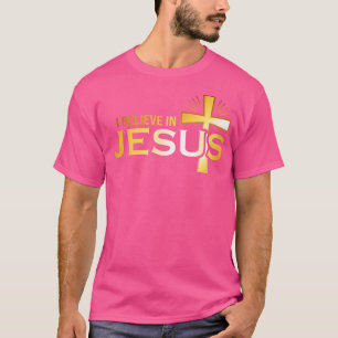 Ich glaube an Jesus - Christlich T-Shirt