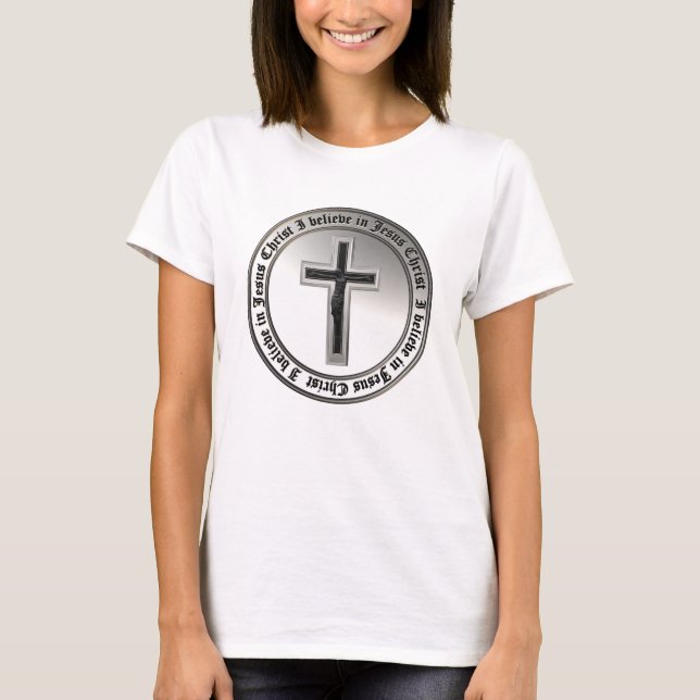 Ich glaube an Jesus Christus T-Shirt (Vorderseite)