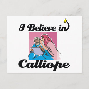 Ich glaube an Kalliope Postkarte