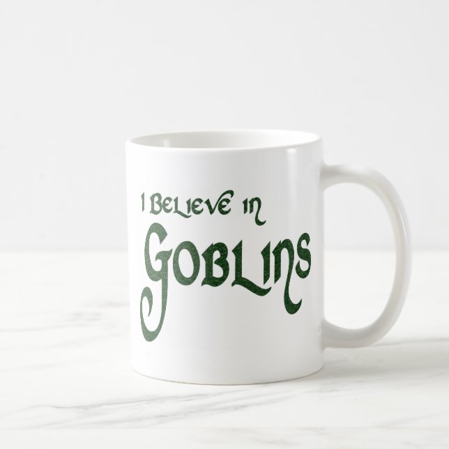 Ich glaube an Kobolde Kaffeetasse (Rechts)