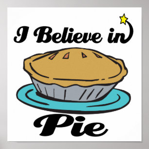Ich glaube an Kuchen Poster