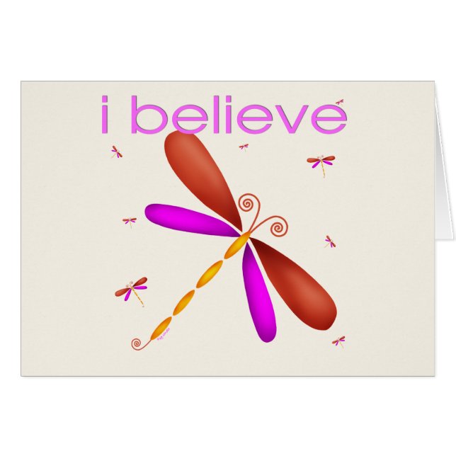 Ich glaube an Libellen (Vorderseite (Horizontal))