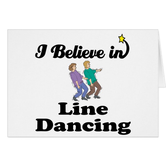 Ich glaube an Line Dance (Vorderseite (Horizontal))
